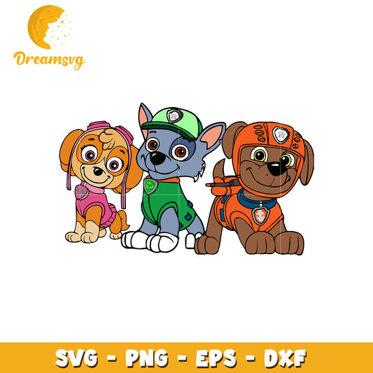 Paw Patrol Pups SVG PNG EPS DXF Files