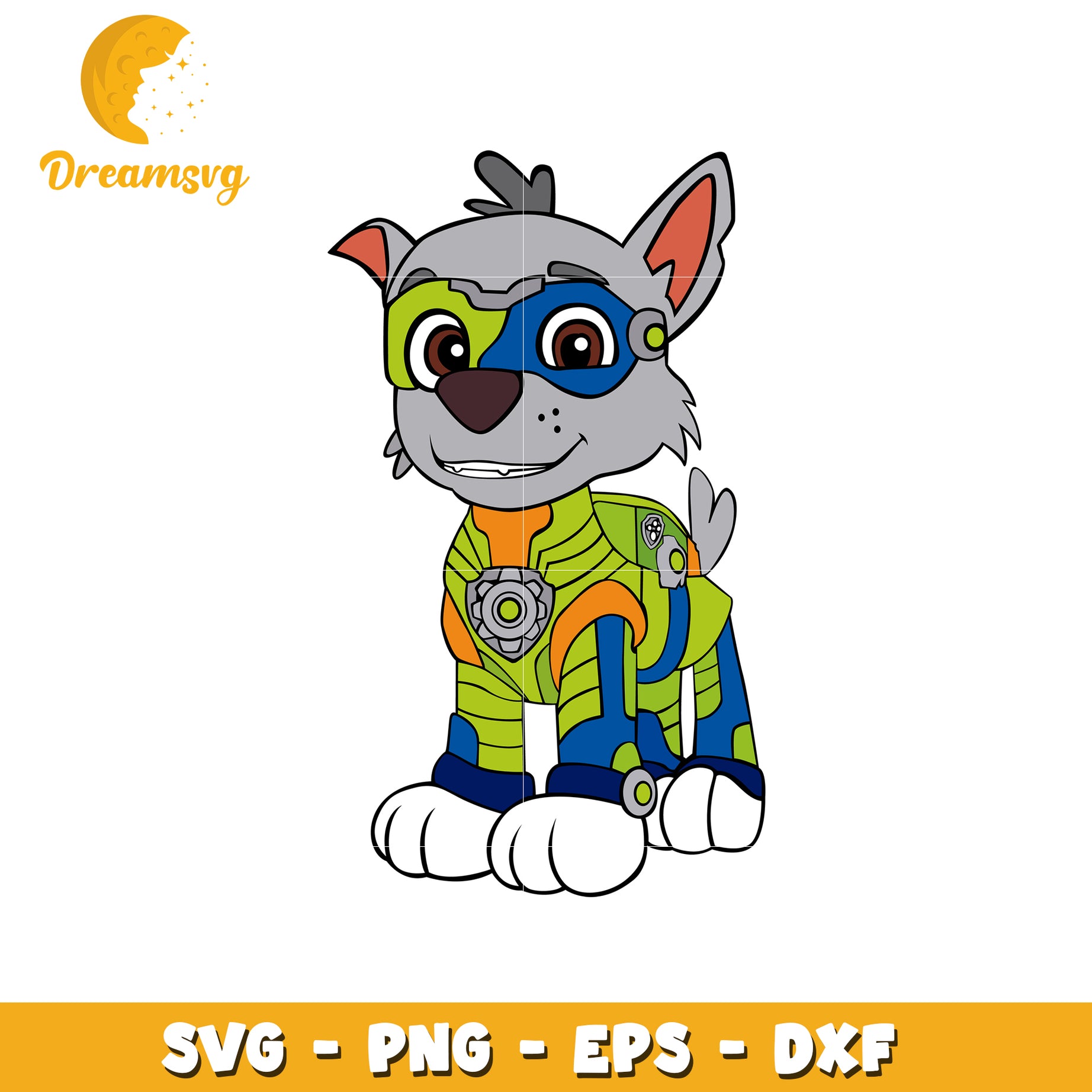 Paw Patrol Robo Ryder SVG PNG EPS DXF Cut File