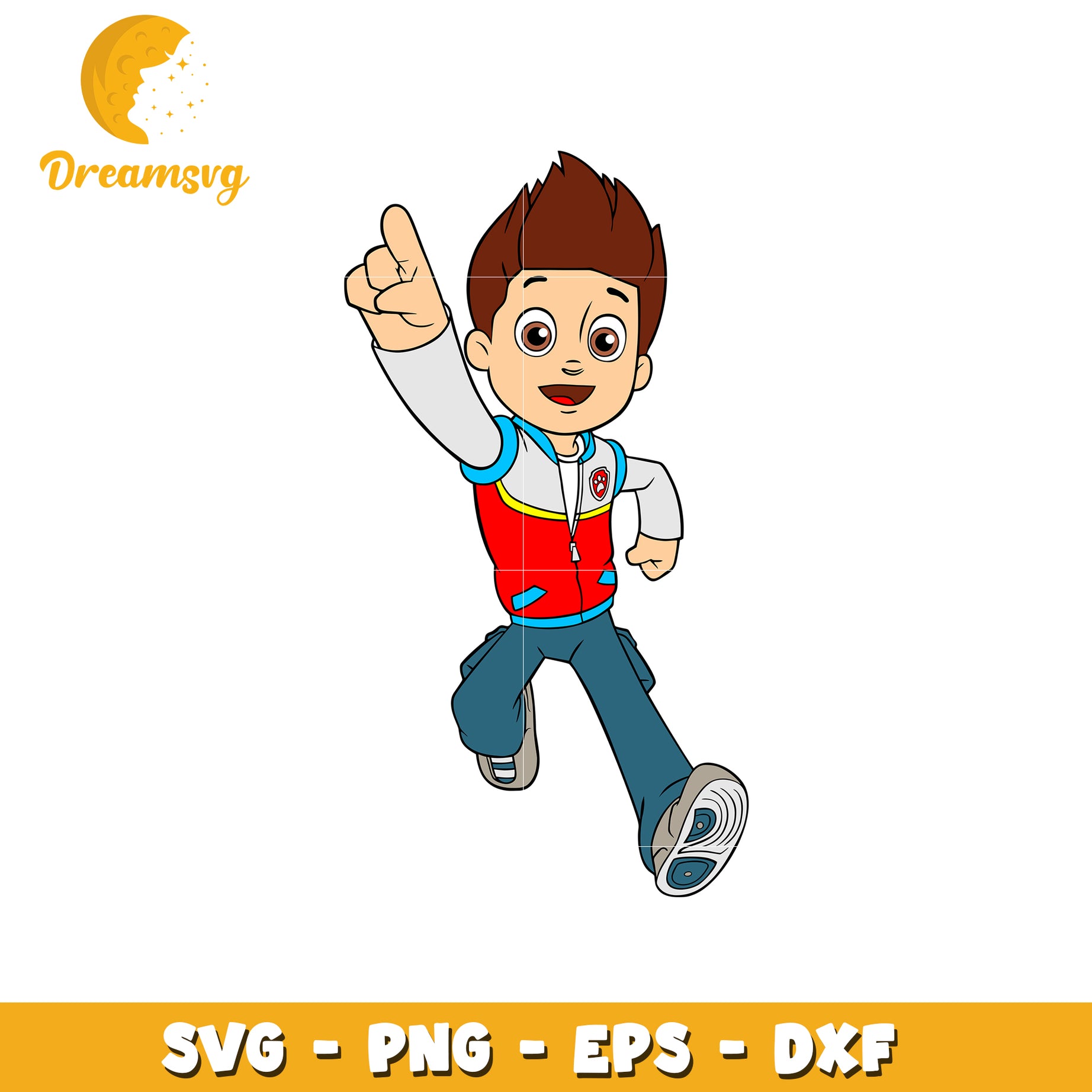 Paw Patrol Ryder SVG PNG EPS DXF