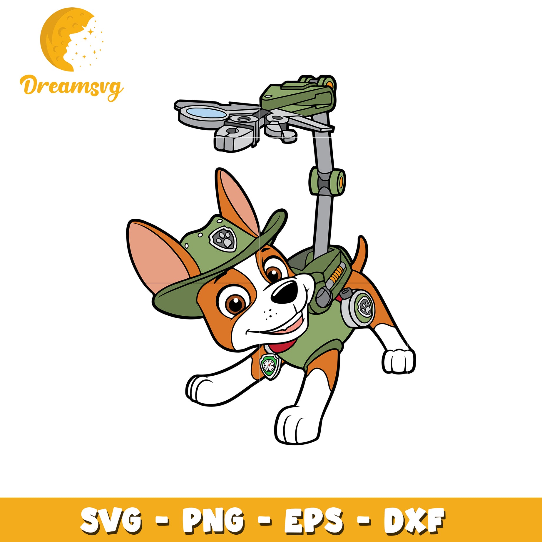 Paw Patrol Tracker SVG PNG EPS DXF