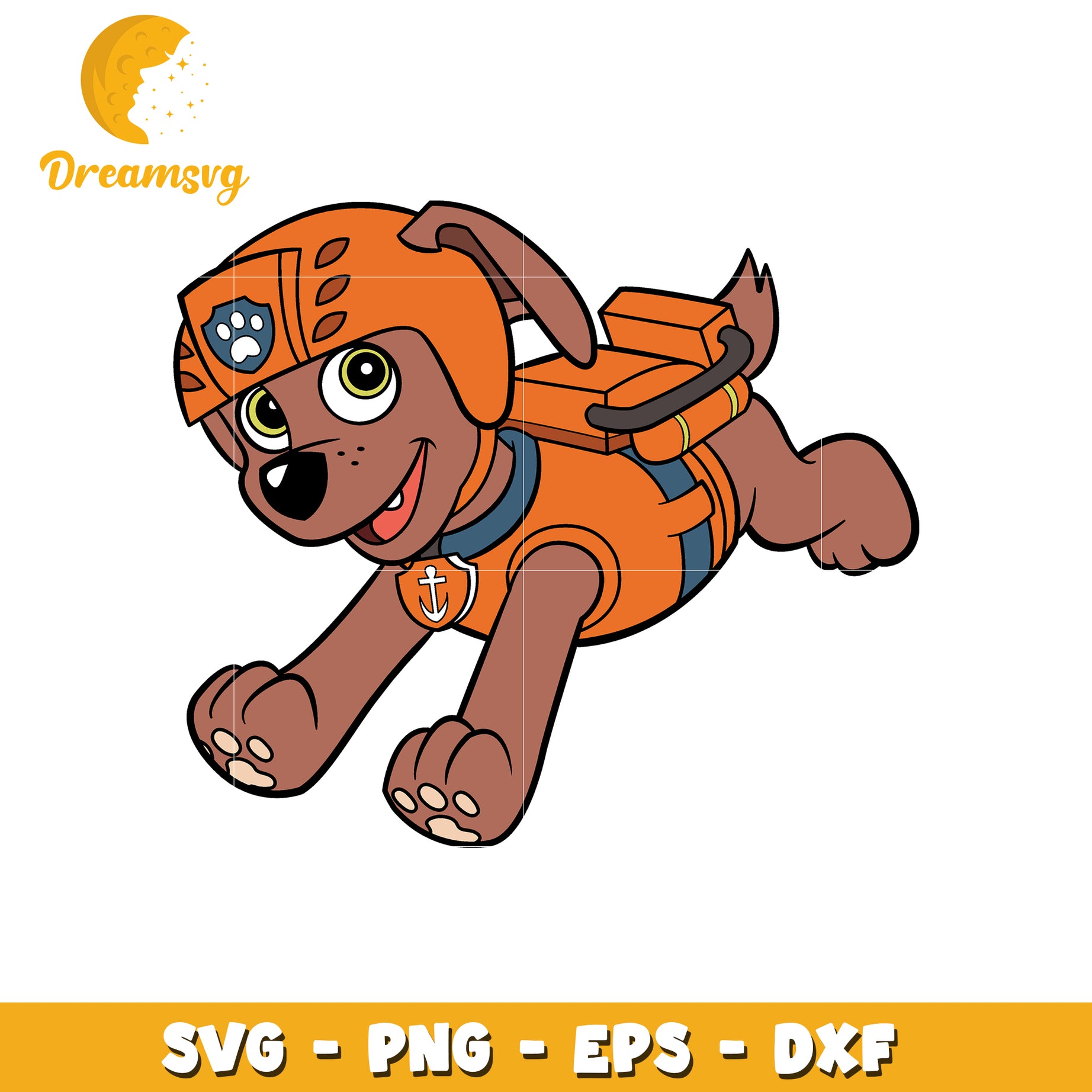 Paw Patrol Zuma SVG Cut File