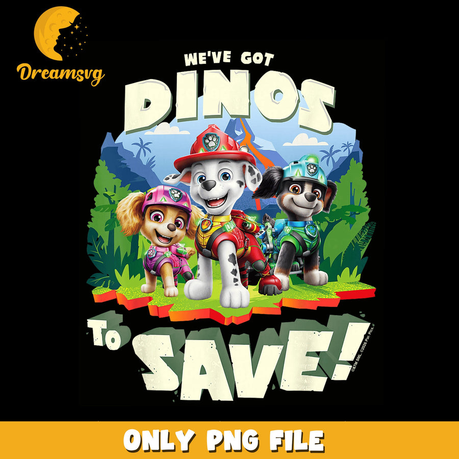Paw Patrol PNG, Dino Adventure, Rescue Mission PNG