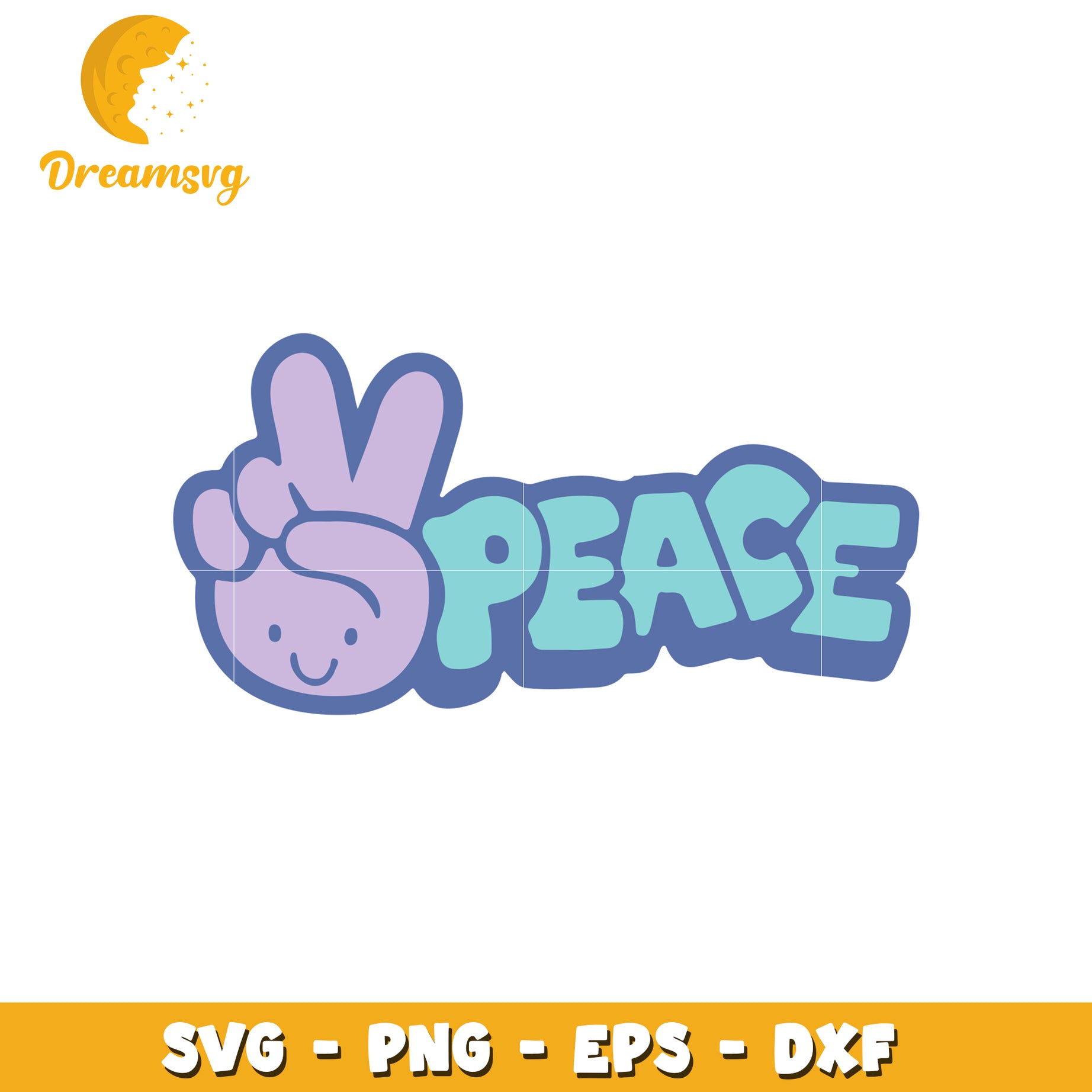 Peace Sign SVG Cut File