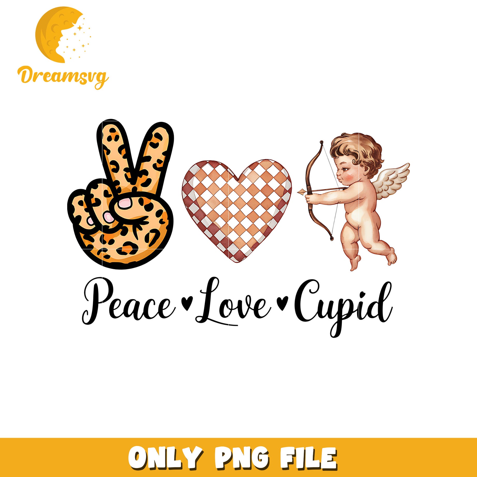 Peace love cupid valentine png, angel of love png, valentine png