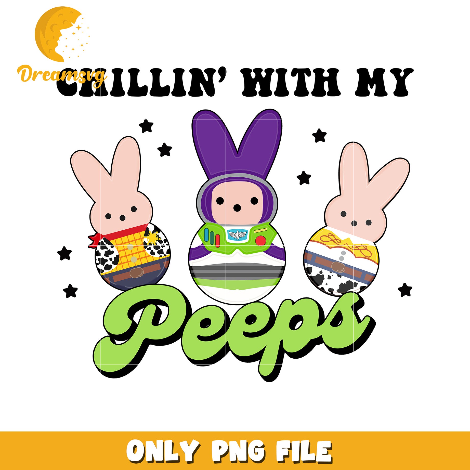 Peeps Chillin with Toy Story Buzz Woody