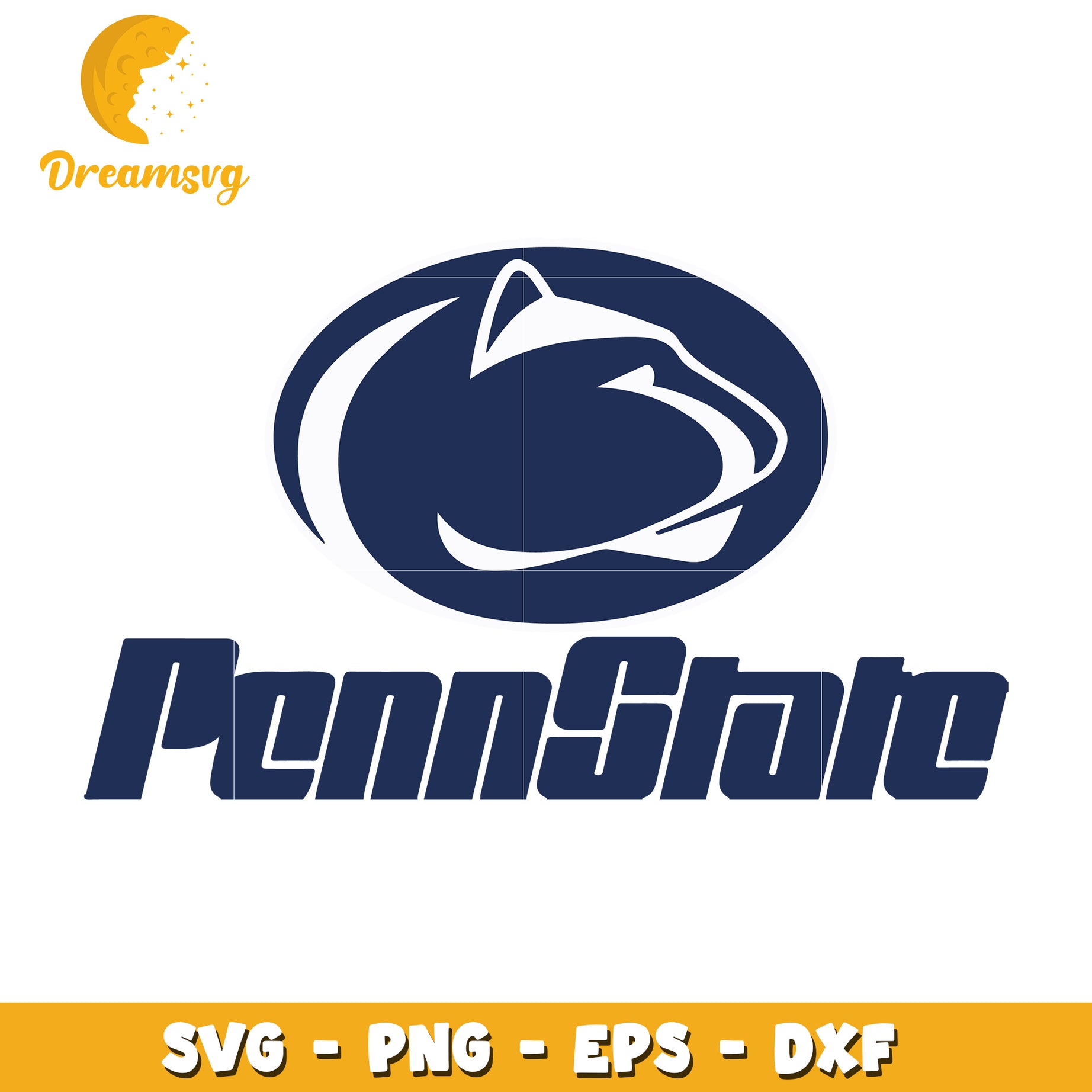 Penn State Nittany Lion SVG PNG EPS DXF