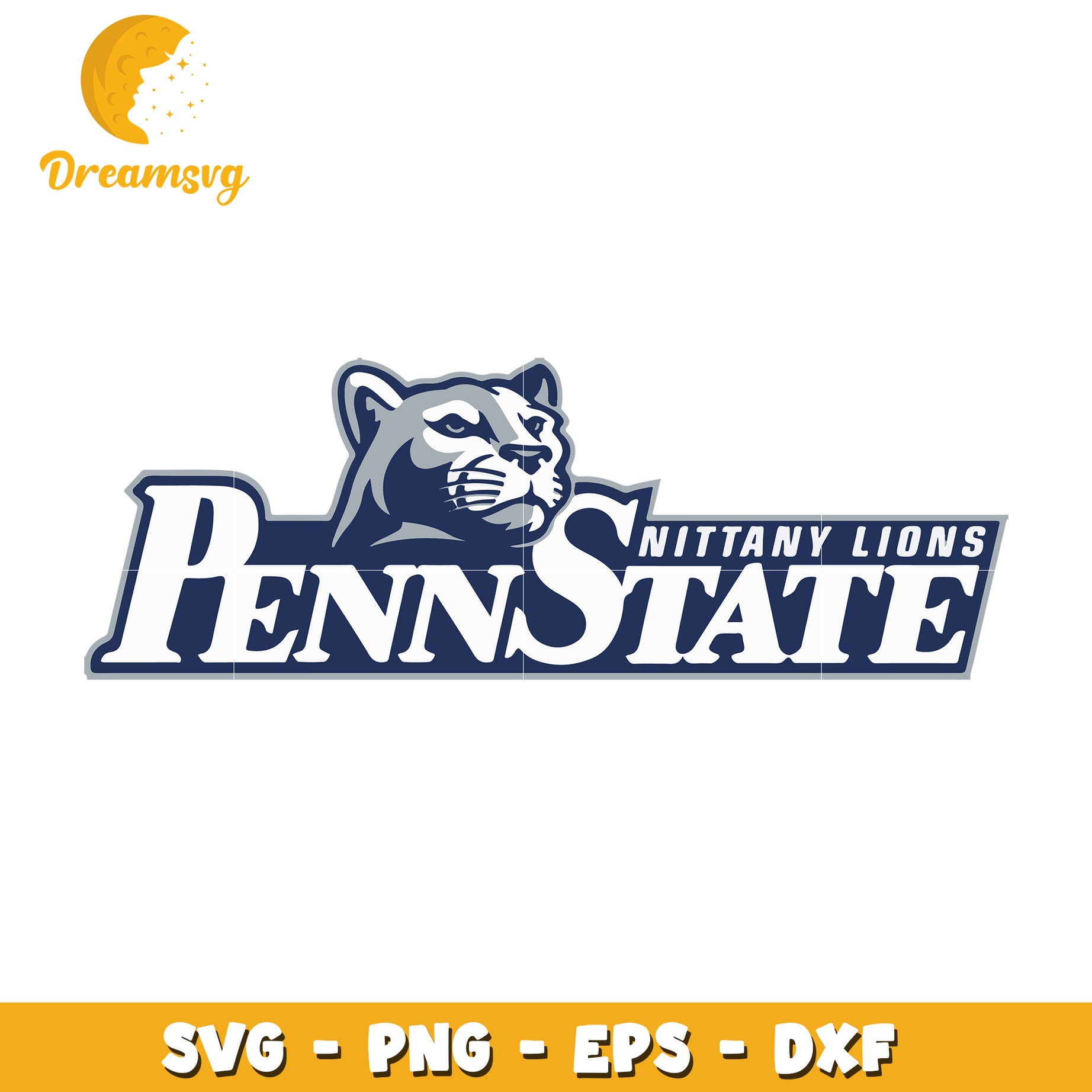 Penn State Nittany Lions Logo SVG for Crafts and Design Use