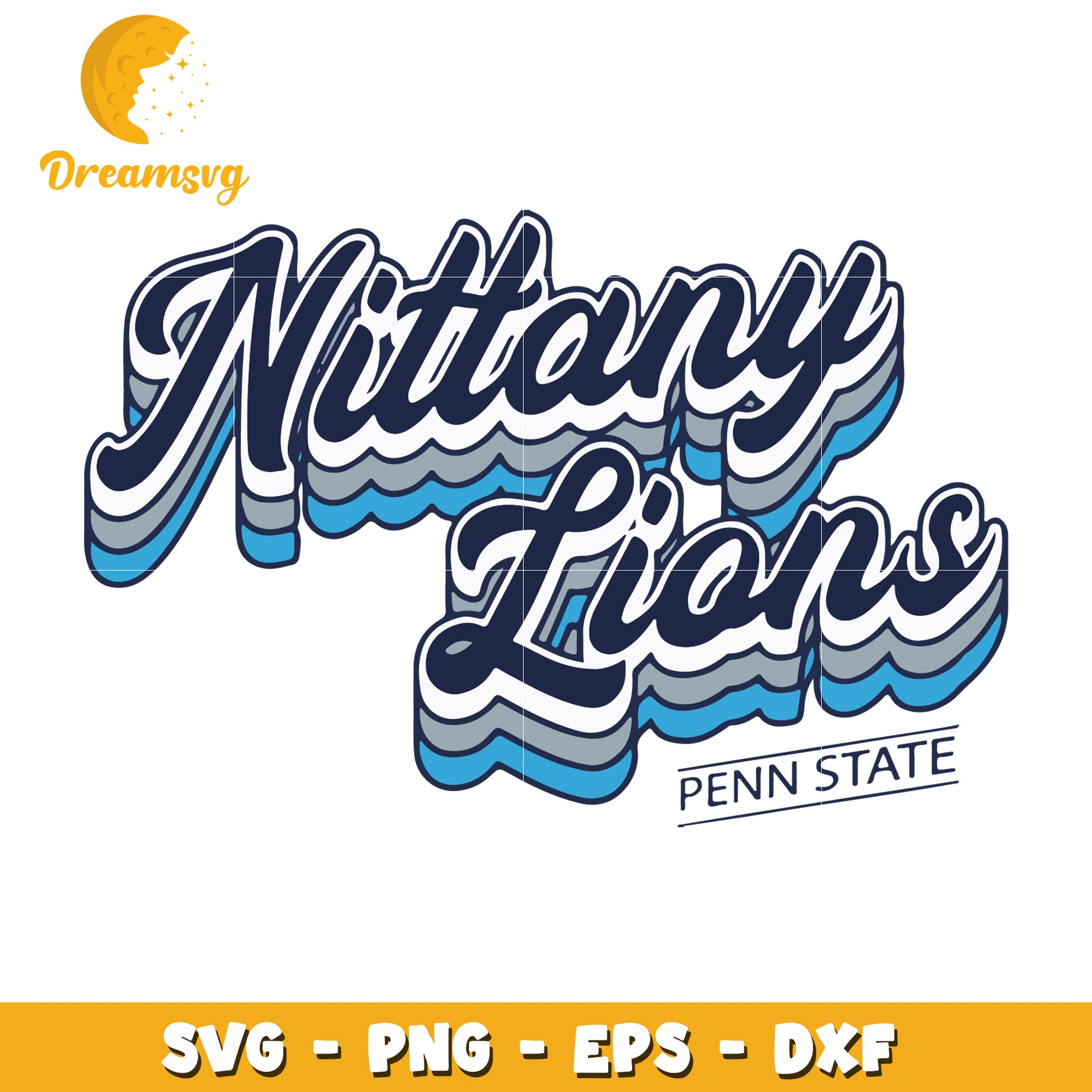 Penn State Nittany Lions SVG Design