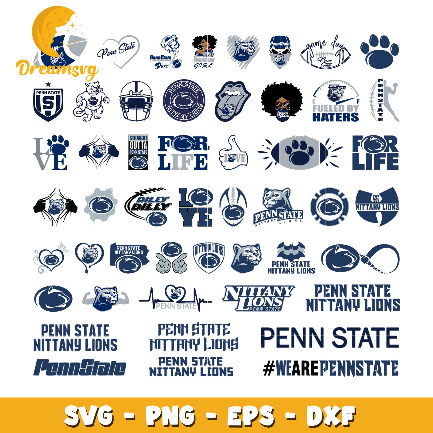 Penn state nittany lions logo design bundle svg, Penn state nittany lions svg