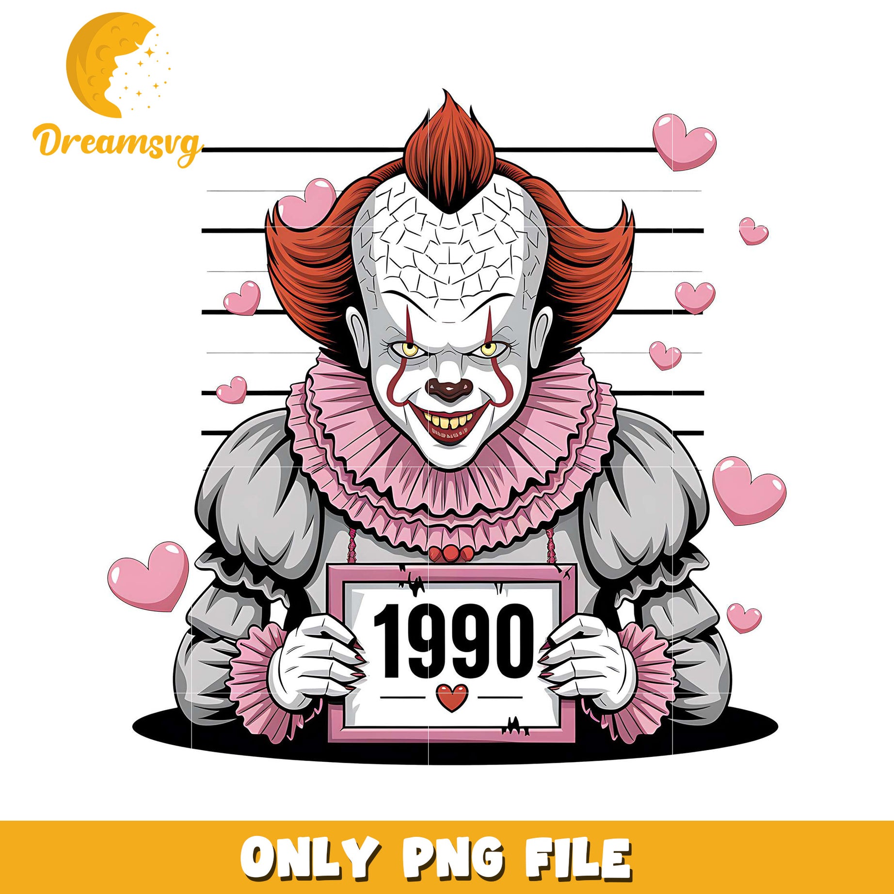 Pennywise 1990 PNG Image