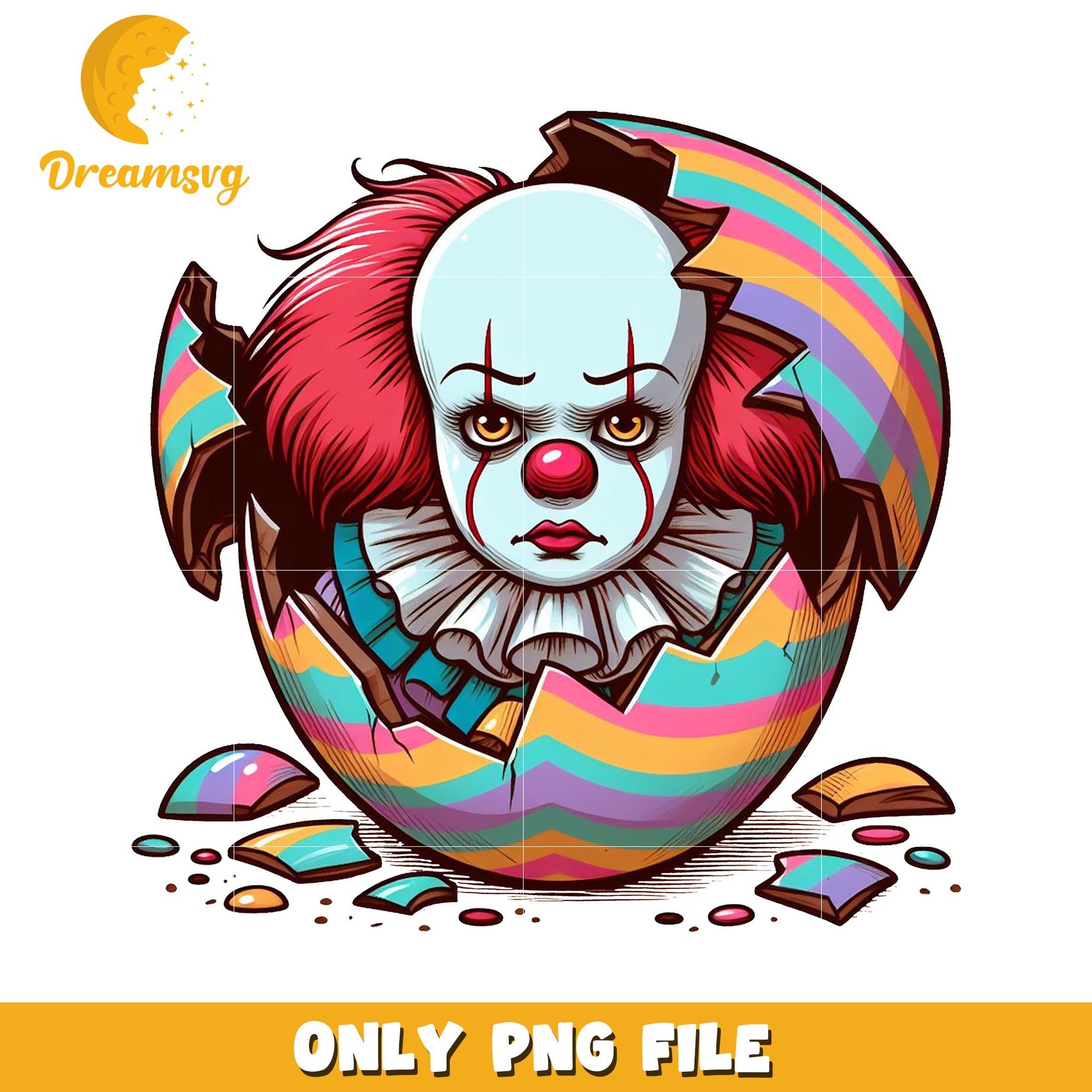 Pennywise Easter Egg PNG Download