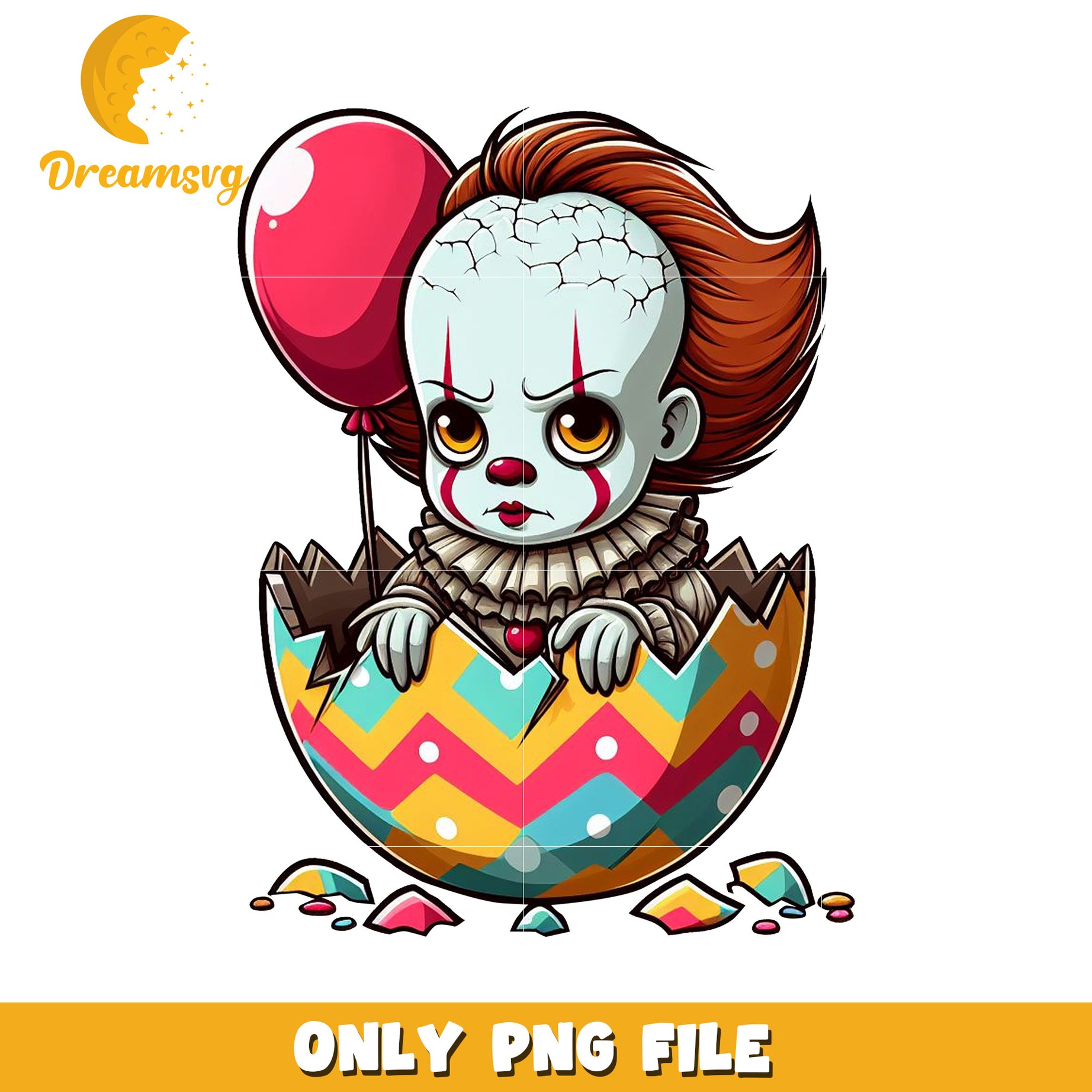 Pennywise Easter Egg PNG