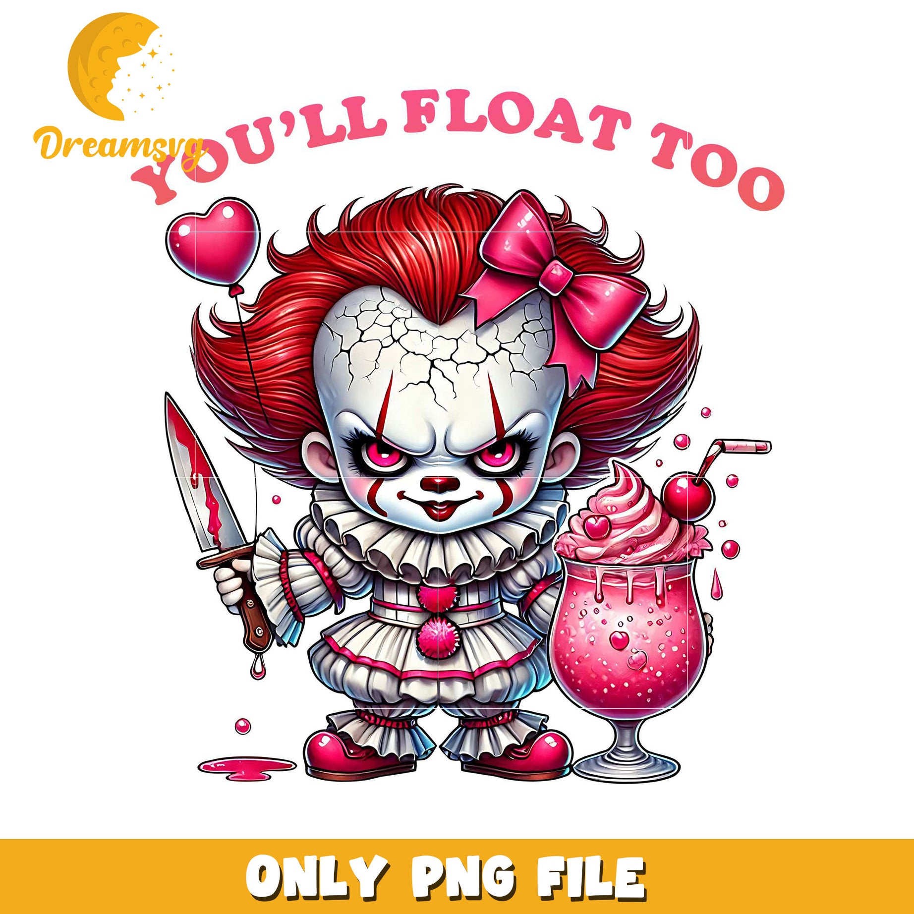 Pennywise PNG Cute Kawaii Design