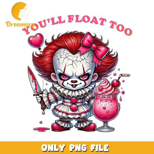 Pennywise PNG Cute Kawaii Design