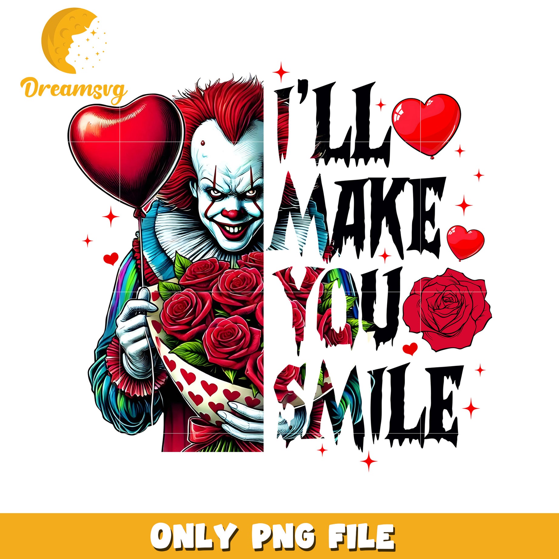 Pennywise Valentines PNG