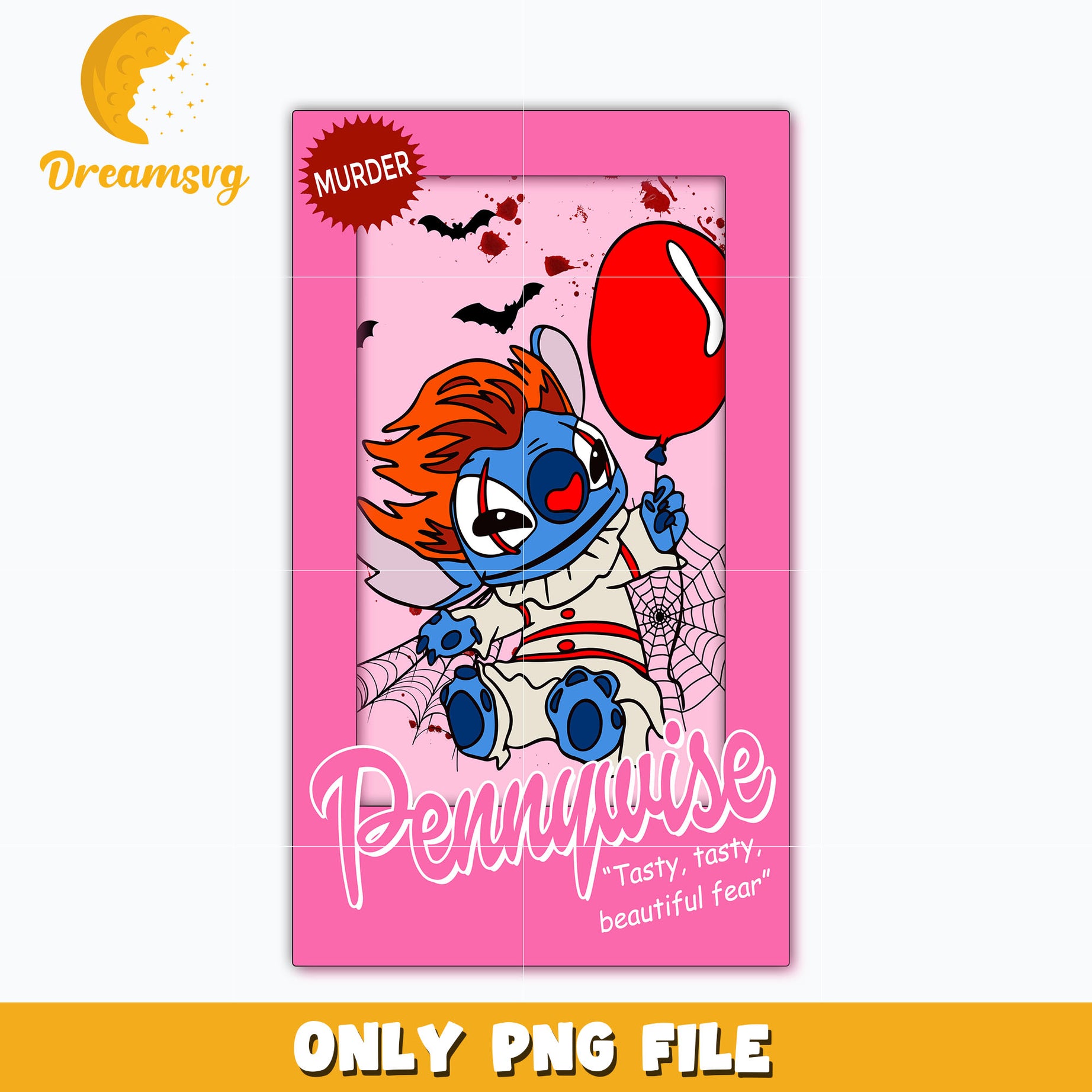 Pennywise stitch halloween png