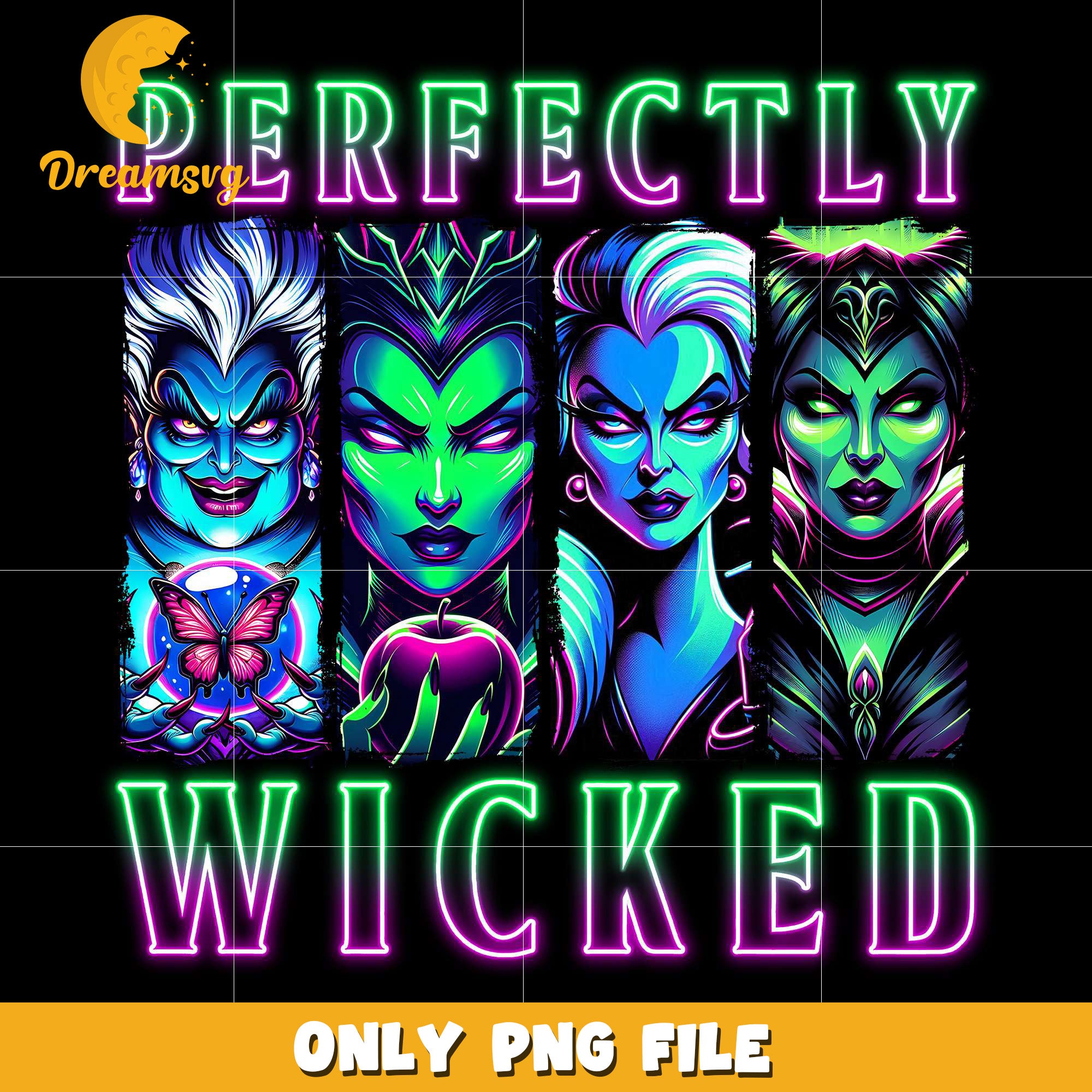 Perfectly wicked png, halloween wallpaper​​ png, halloween decorations​ png