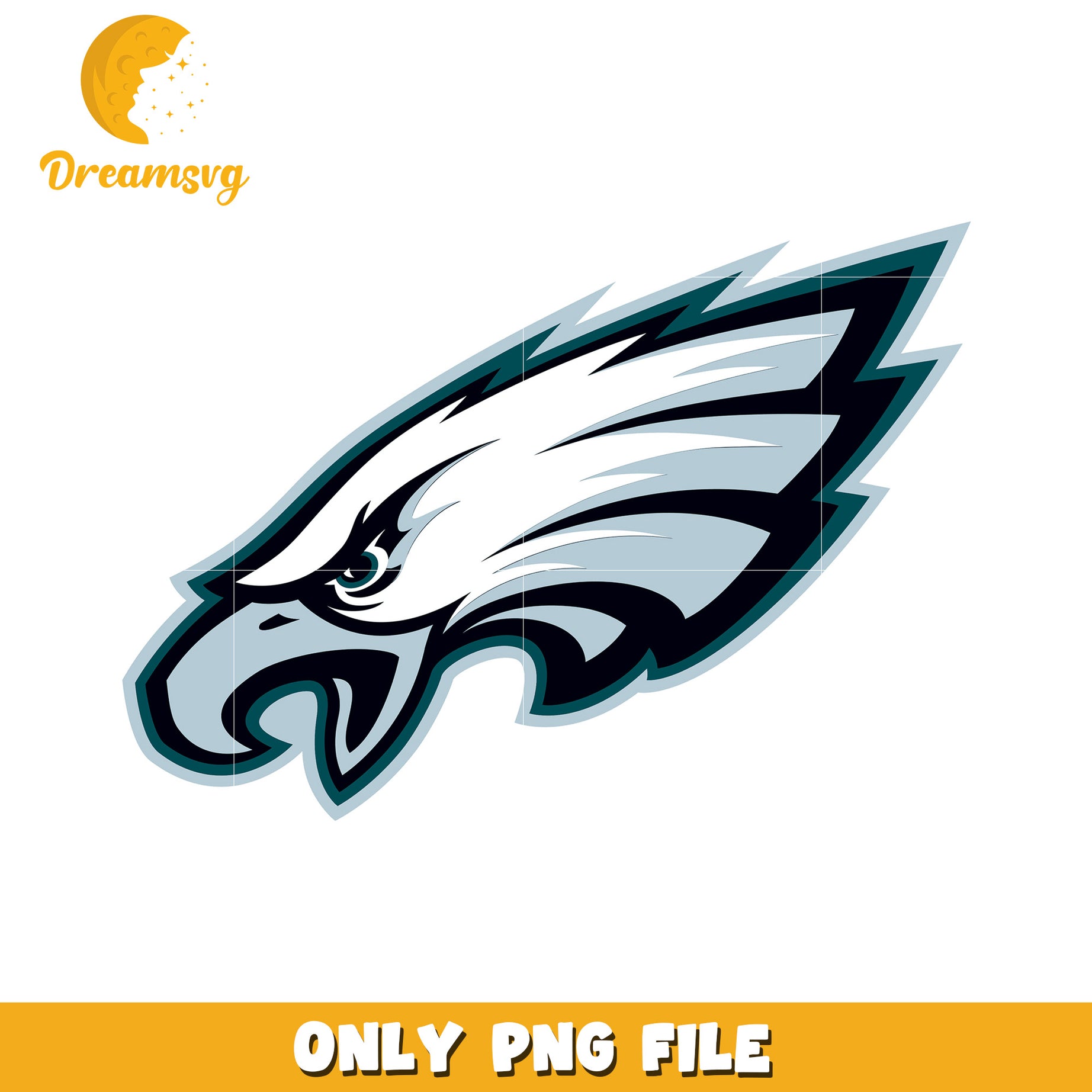 Philadelphia Eagles Head PNG Mascot Logo