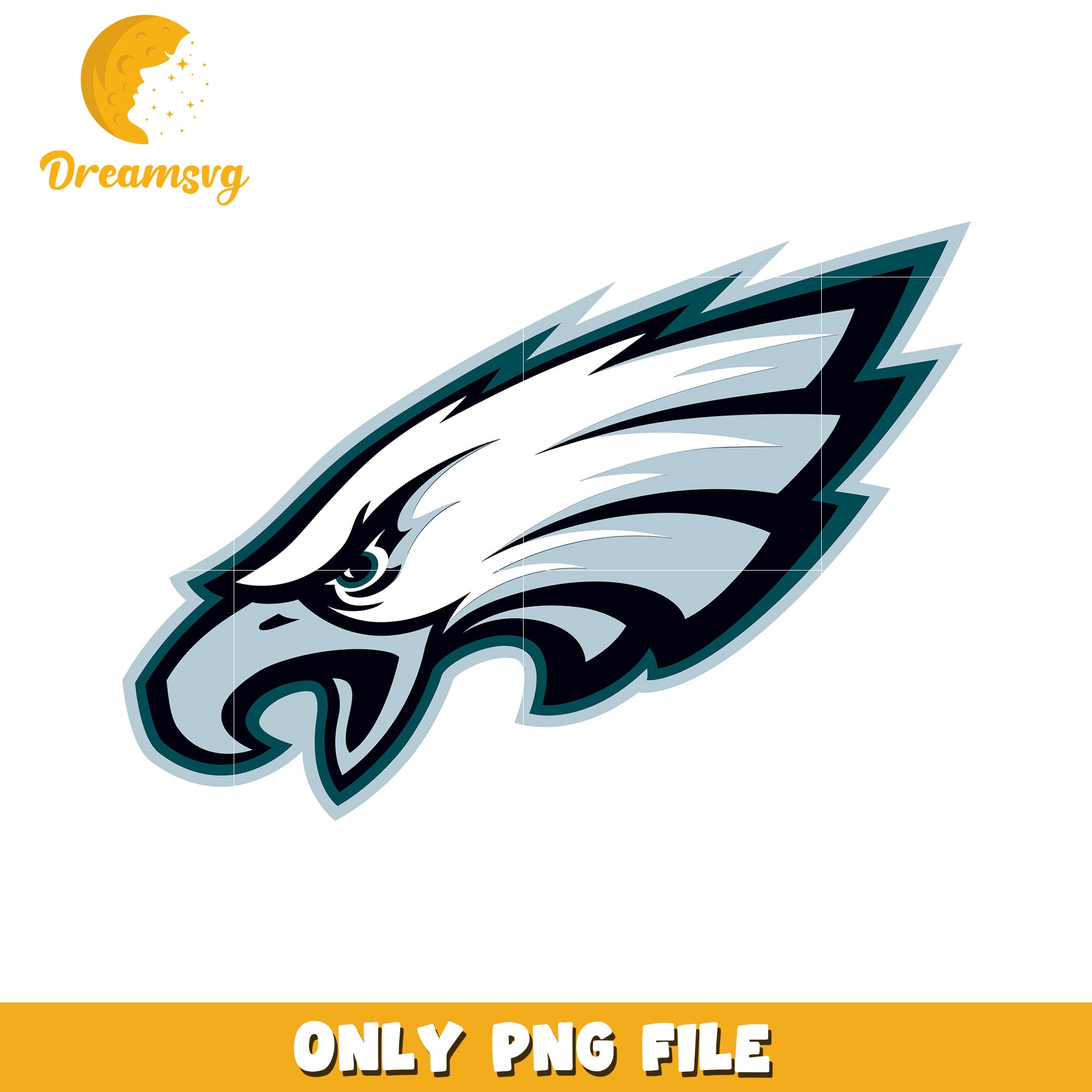 Philadelphia Eagles Head PNG Mascot Logo