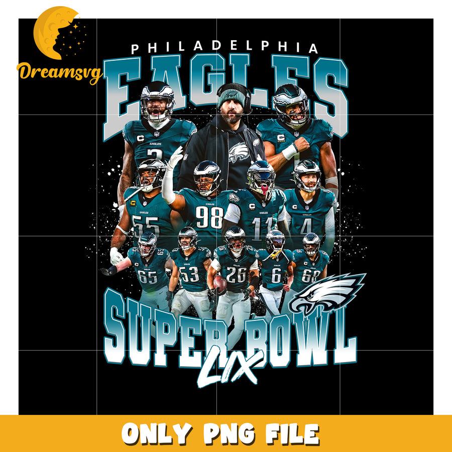 Philadelphia Eagles Super Bowl LVII PNG