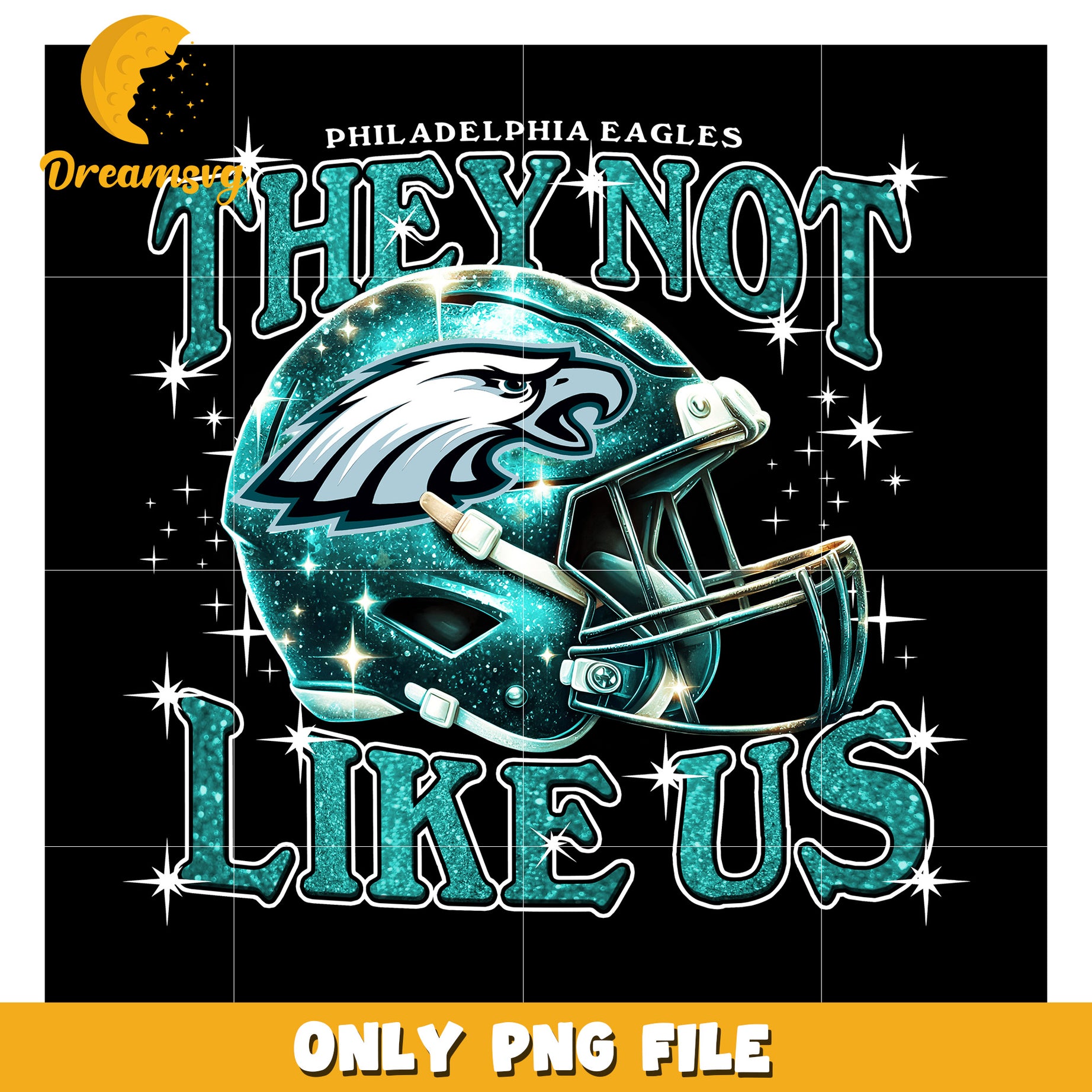 Philadelphia Eagles They Not Like Us PNG Design