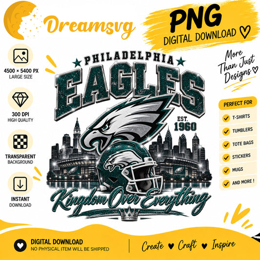 Philadelphia Eagles Kingdom Over Everything Stadium PNG