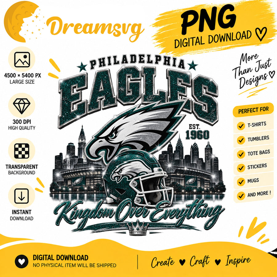 Philadelphia Eagles Kingdom Over Everything Stadium PNG