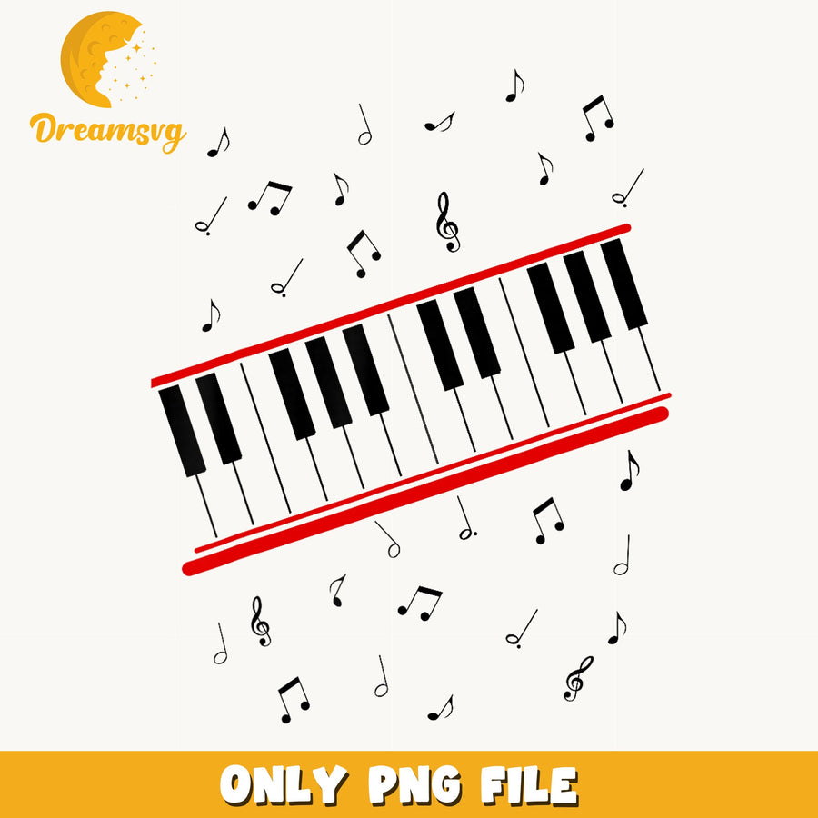 Piano Keys Music Notes PNG, Keyboard Instrument Design, Musician PNG