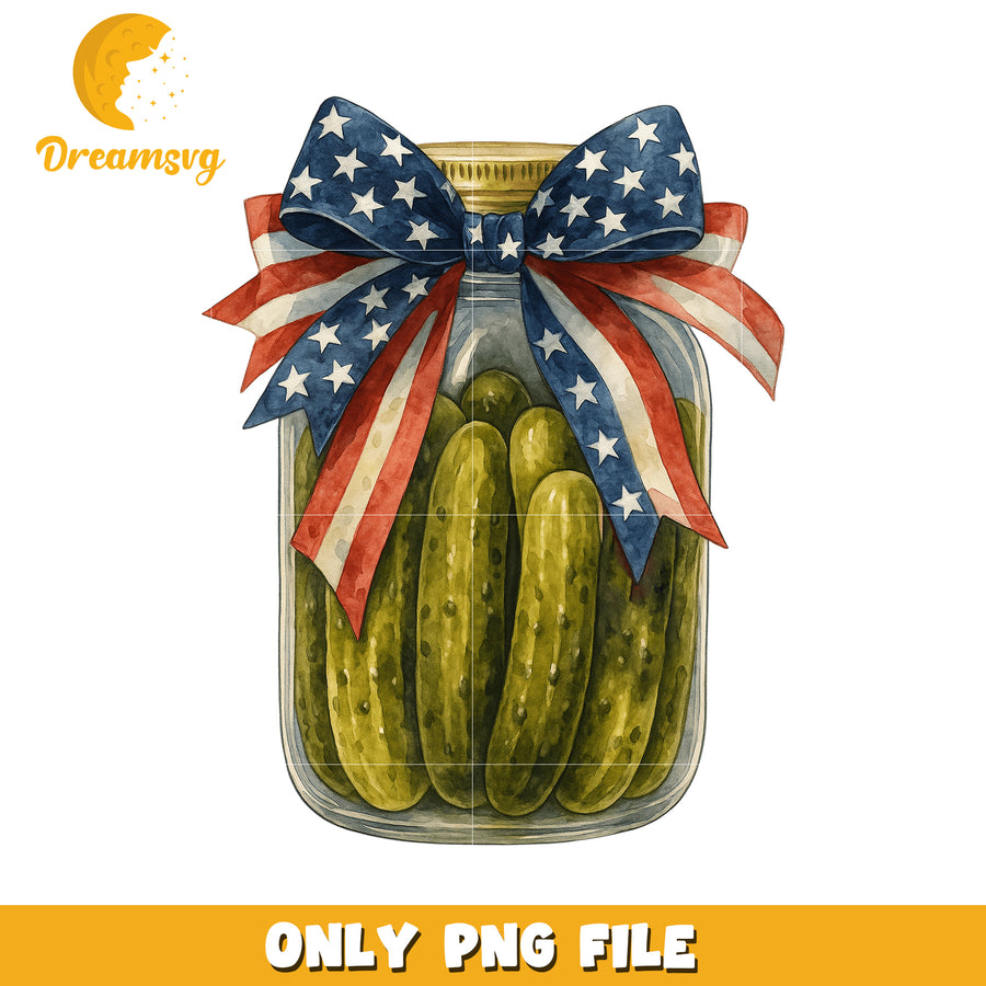 Pickle 4th of July png, funny pickle png, patriotic pickle png