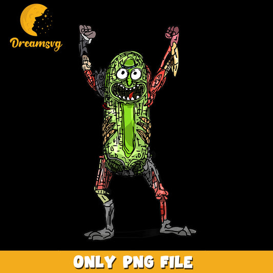 Pickle Rick With Rat Arms Rick And Morty PNG, Cartoon, Fan Art PNG