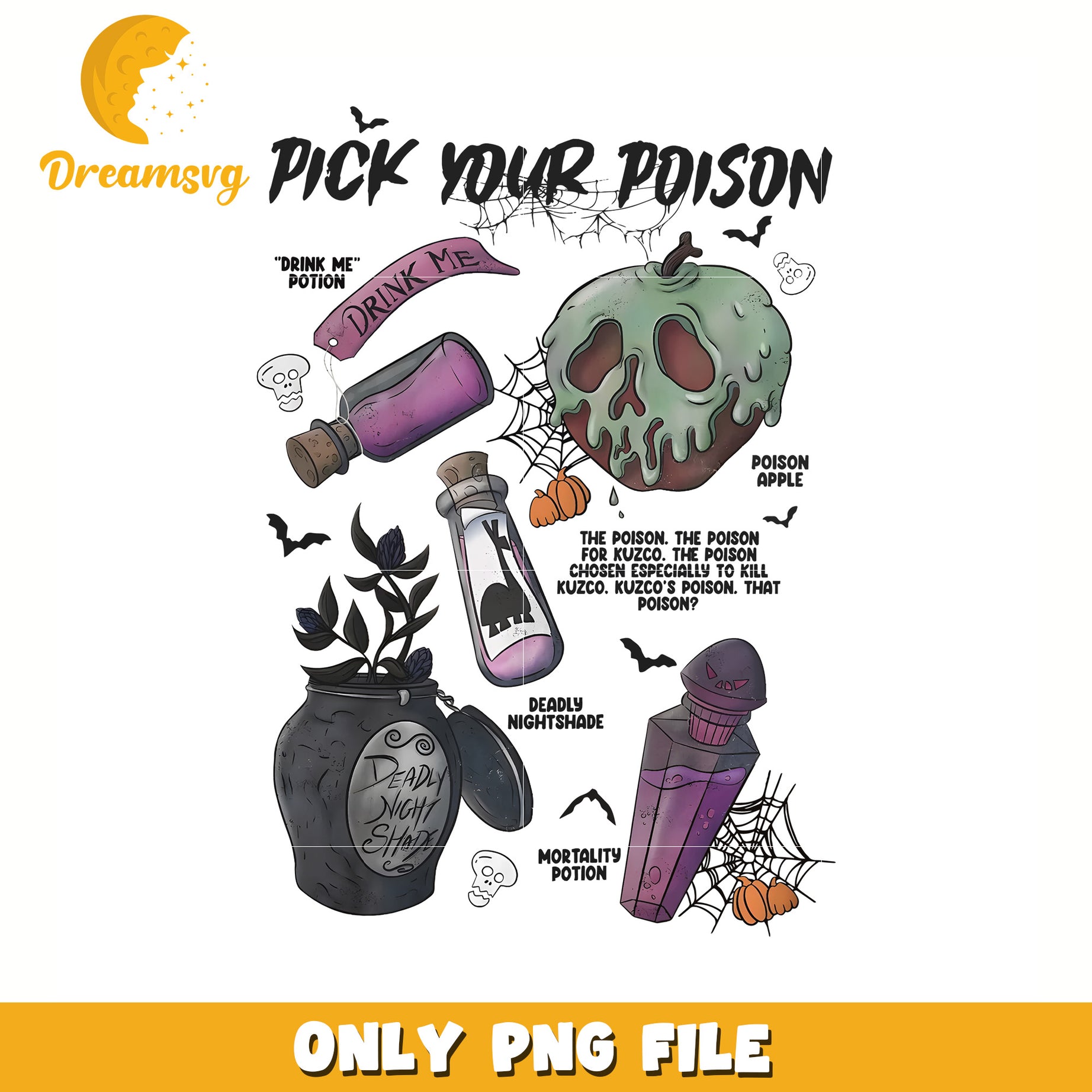 Pick or poision png, halloween toys png, halloween time png