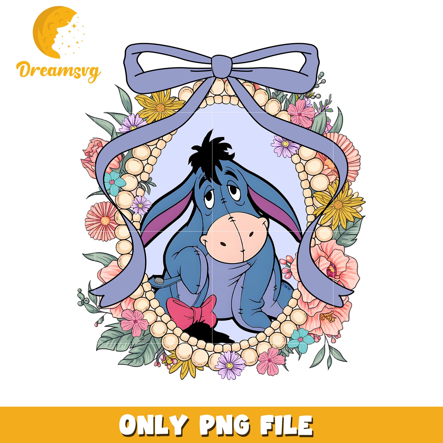 Picture eeyore characters frame png, winnie the pooh png, disney winnie the pooh png