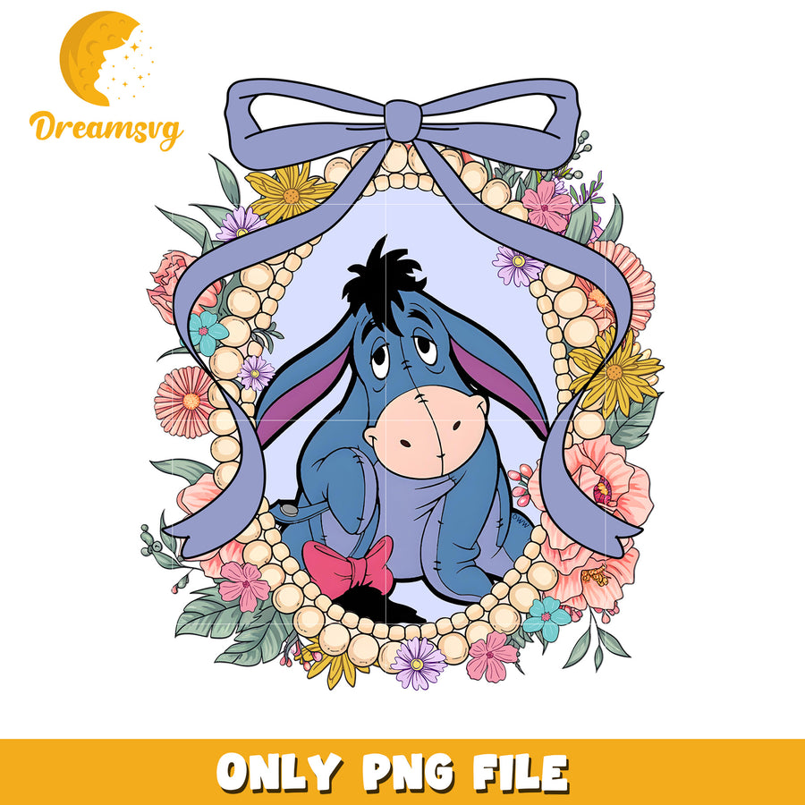 Picture eeyore characters frame png, winnie the pooh png, disney winnie the pooh png