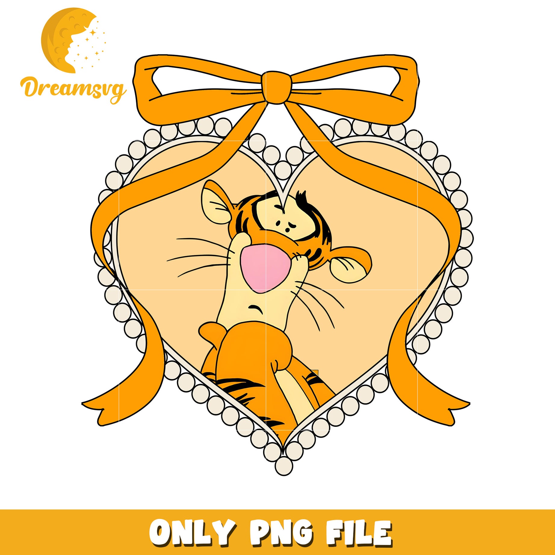 Picture frame heart  tigger png, winnie the pooh png, disney winnie the pooh png