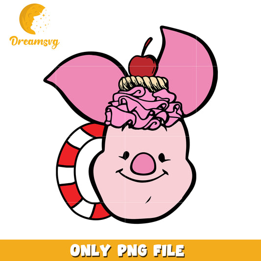 Piglet Sundae PNG Clipart