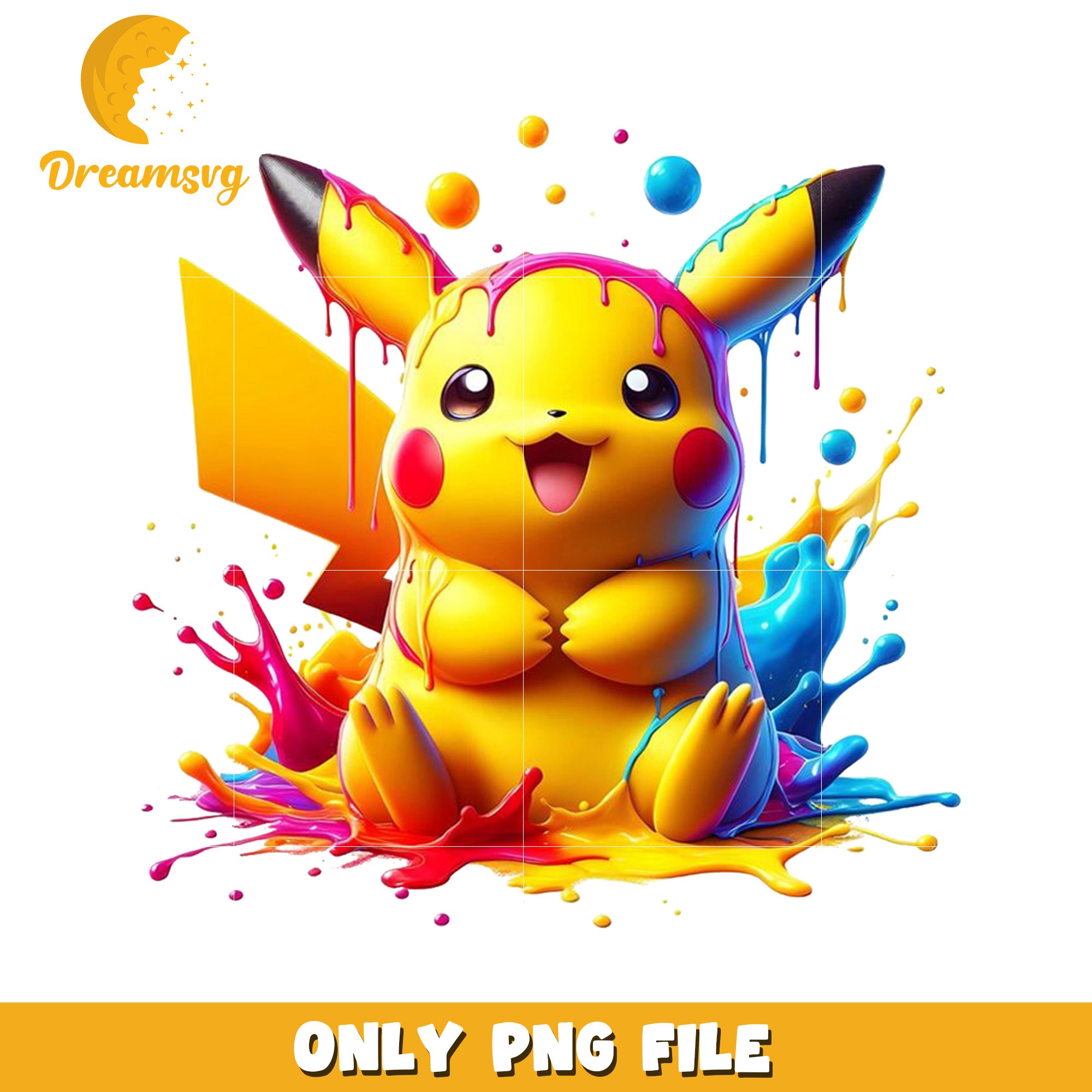 Pikachu colorful png, pokemon png, pokemon logo png