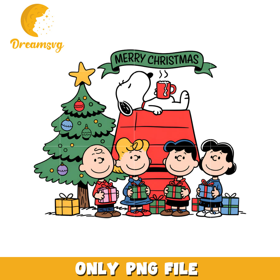 Pinetree snoopy png, christmas songs png, christmas cartoon png