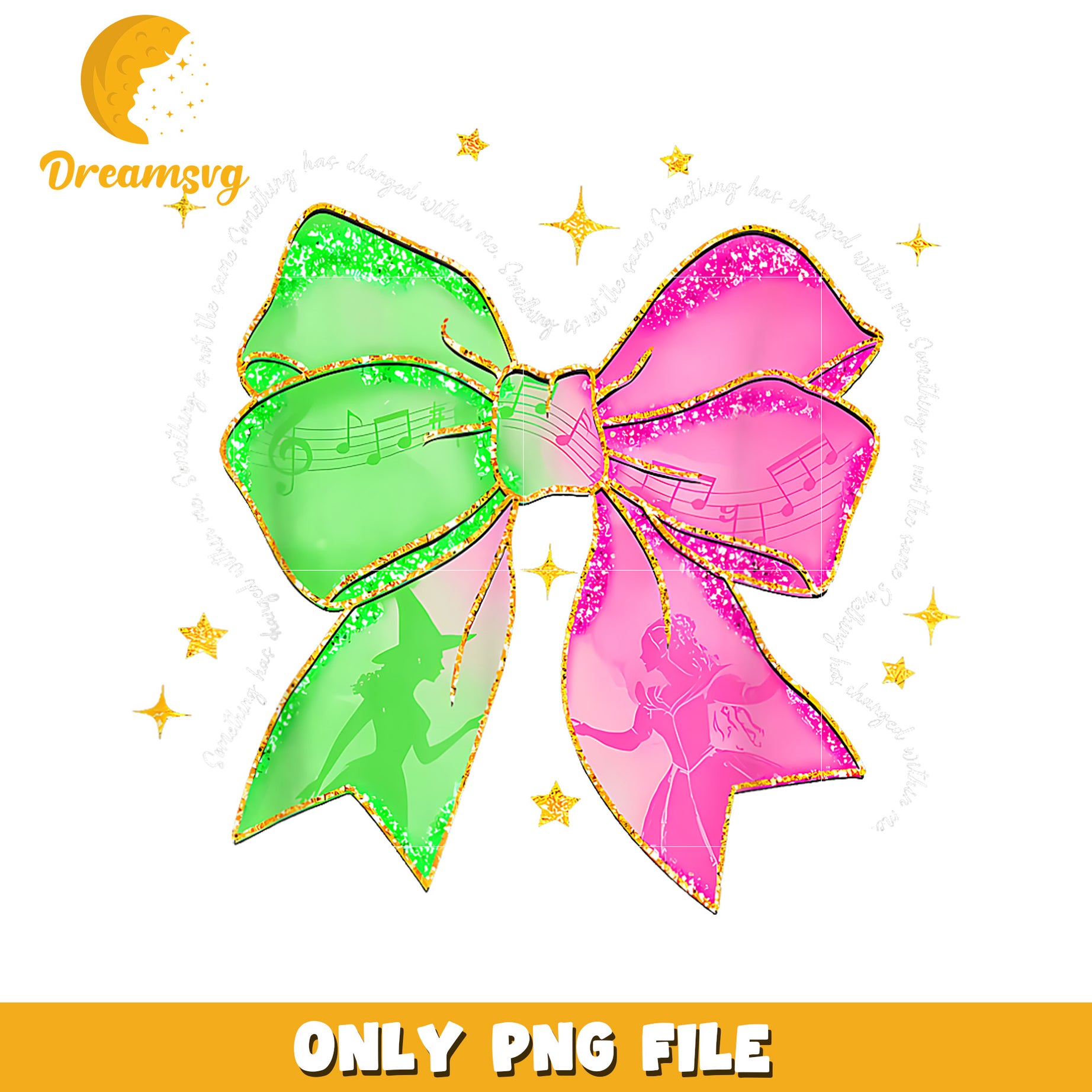 Pink Goes Good With Green Funny Halloween Bow png, wicked characters png, wicked new season png