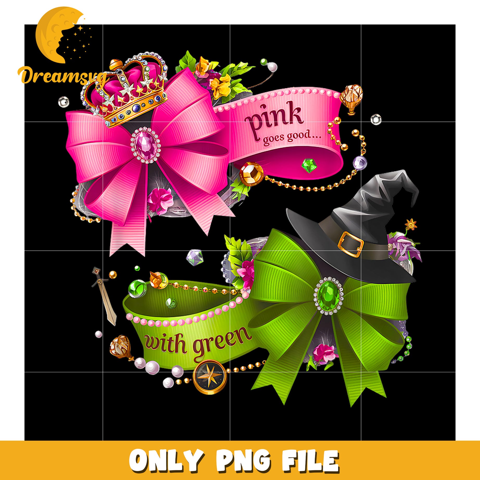 Pink Goes Good With Green Funny Halloween png, witch elphaba png, wicked musical  png
