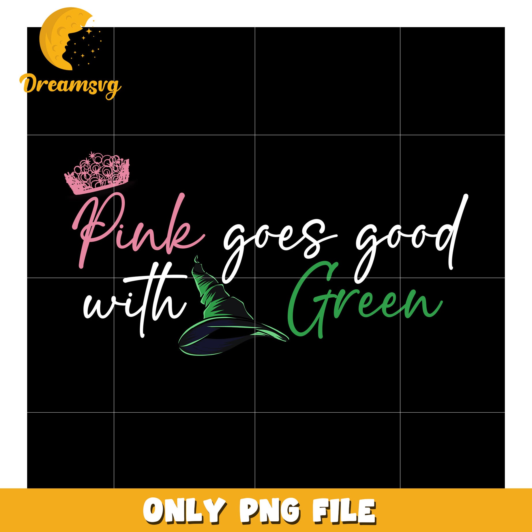 Pink Goes Good With Green Wicked Movie png, wicked vibes png, wictchcore png