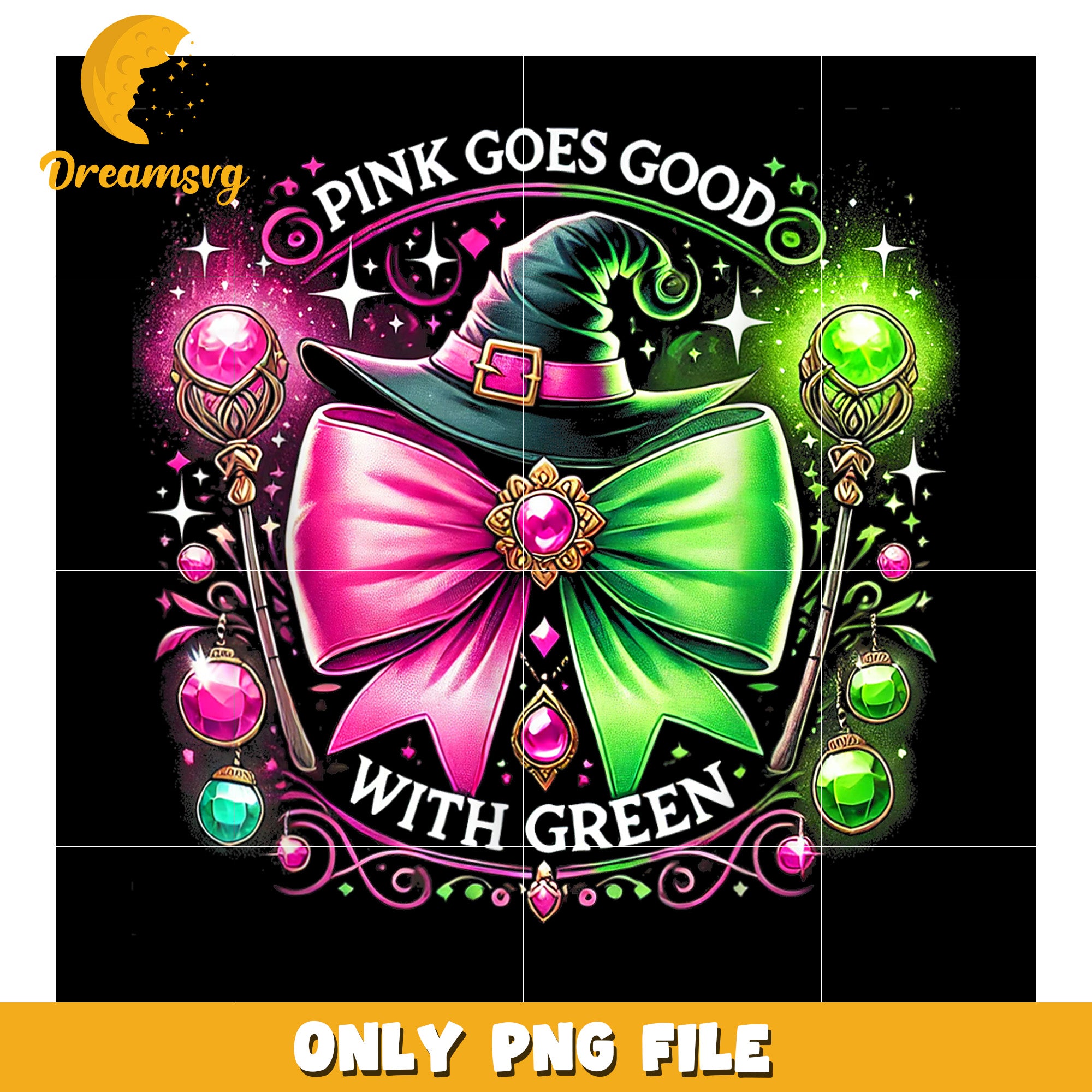 Pink Goes Good With Green png, wicked musical png, elphaba witch png
