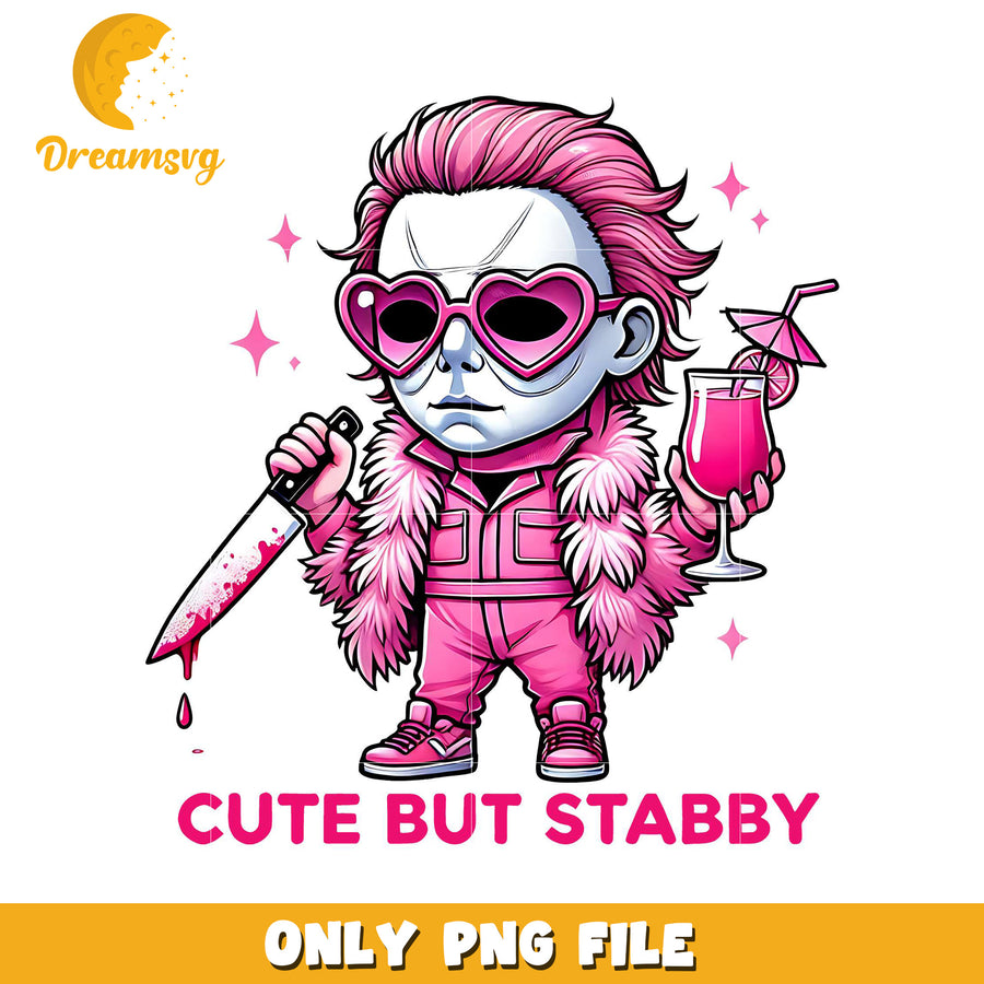 Pink Stabby Michael Myers PNG