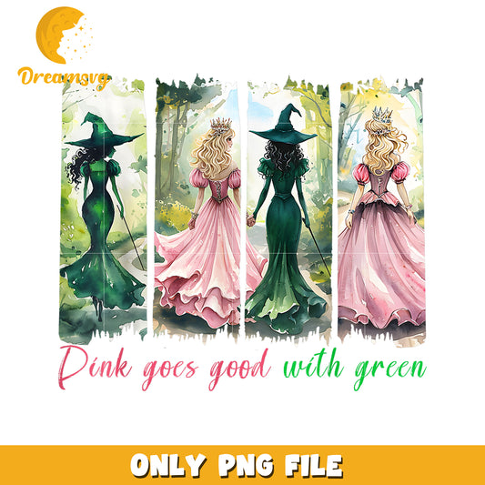 Pink Witch Goes Good png, witch elphaba png, wicked musical  png