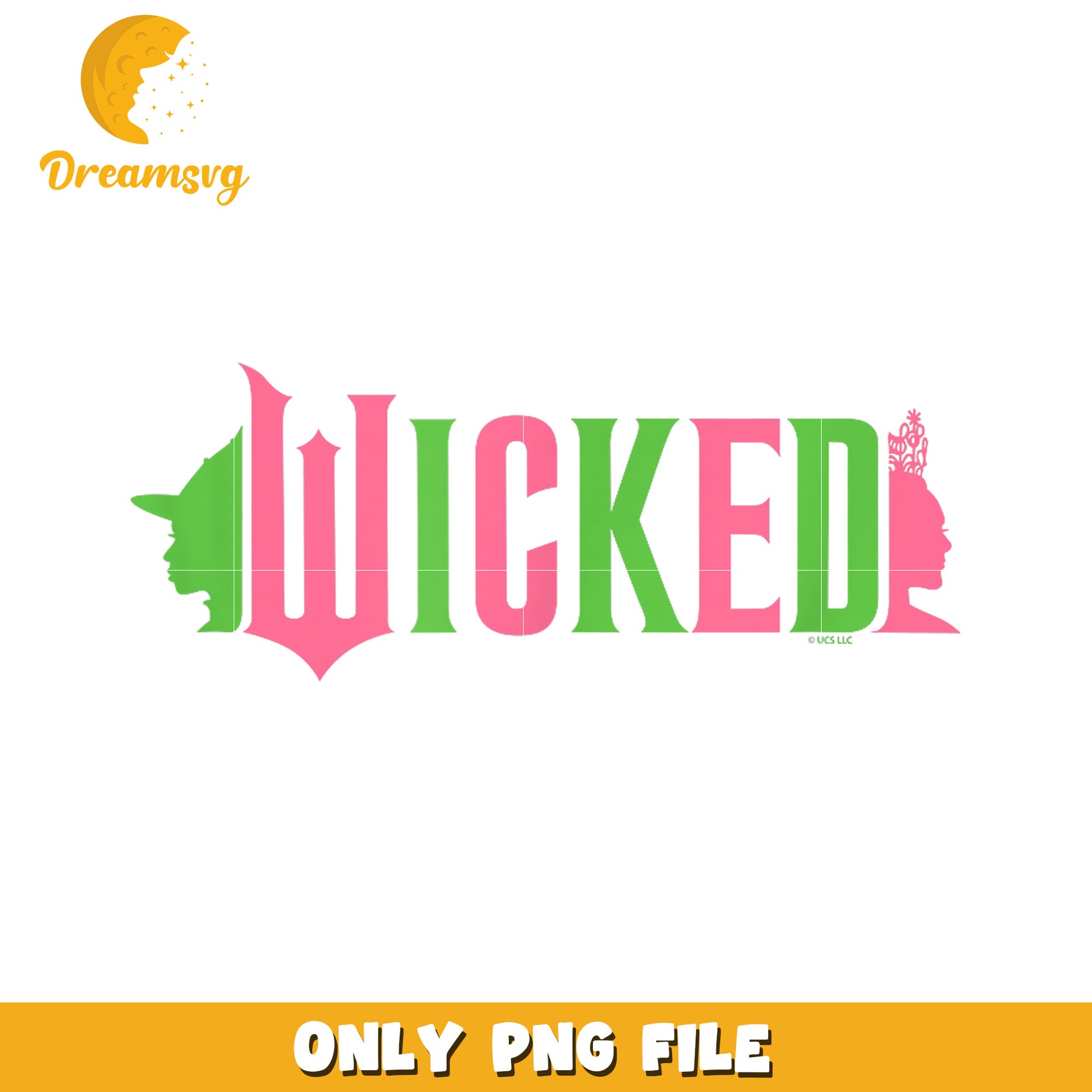 Pink & Green wicked png, wicked​ 2024 png, wicked emerald city png