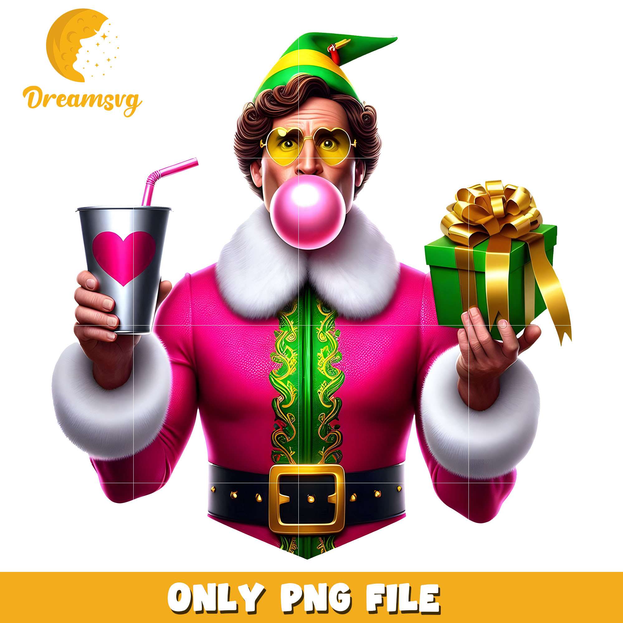 Pink santa claus christmas png, Santa claus png, christmas png