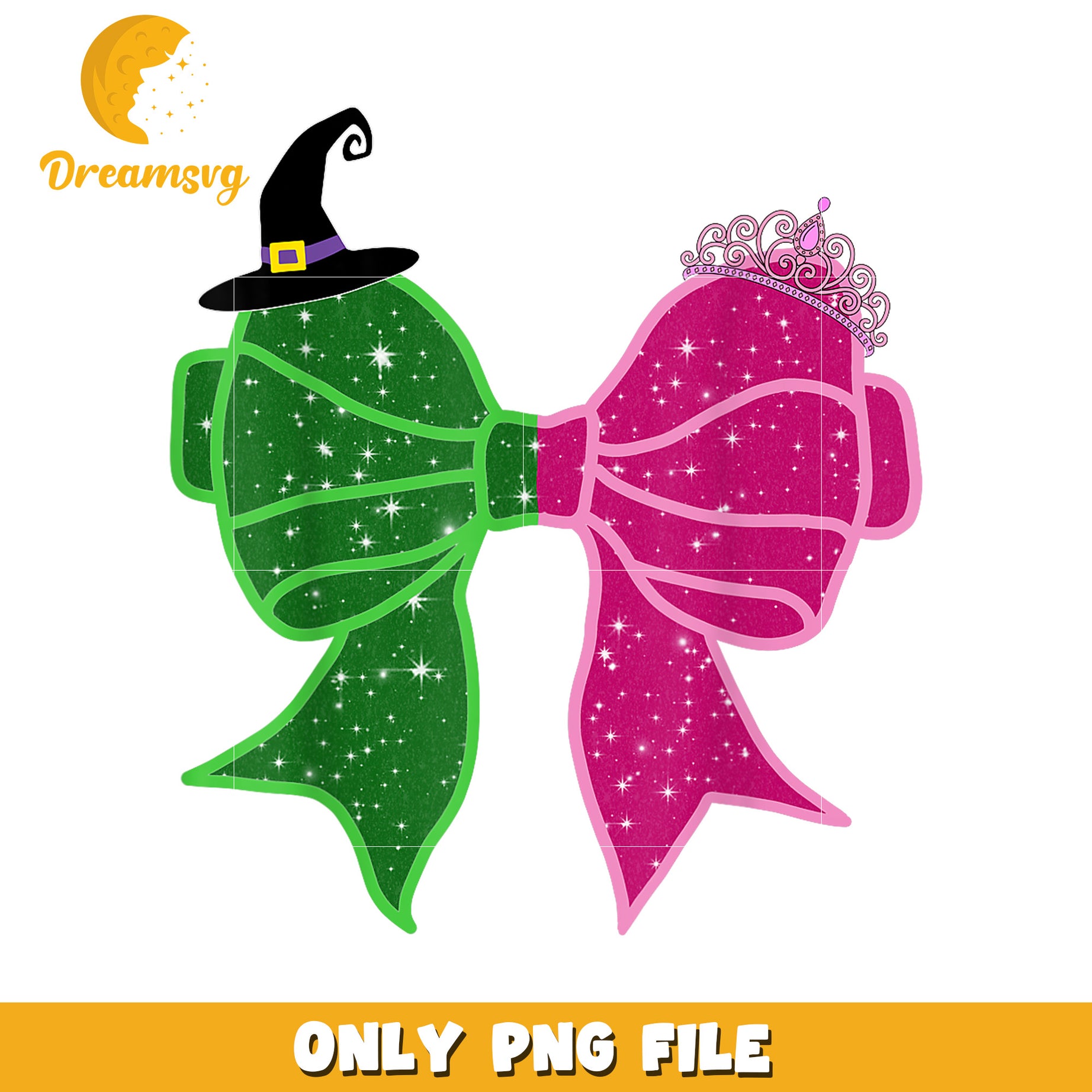Pink and green bowtie wicked png, wicked​ png, wicked​ movies png