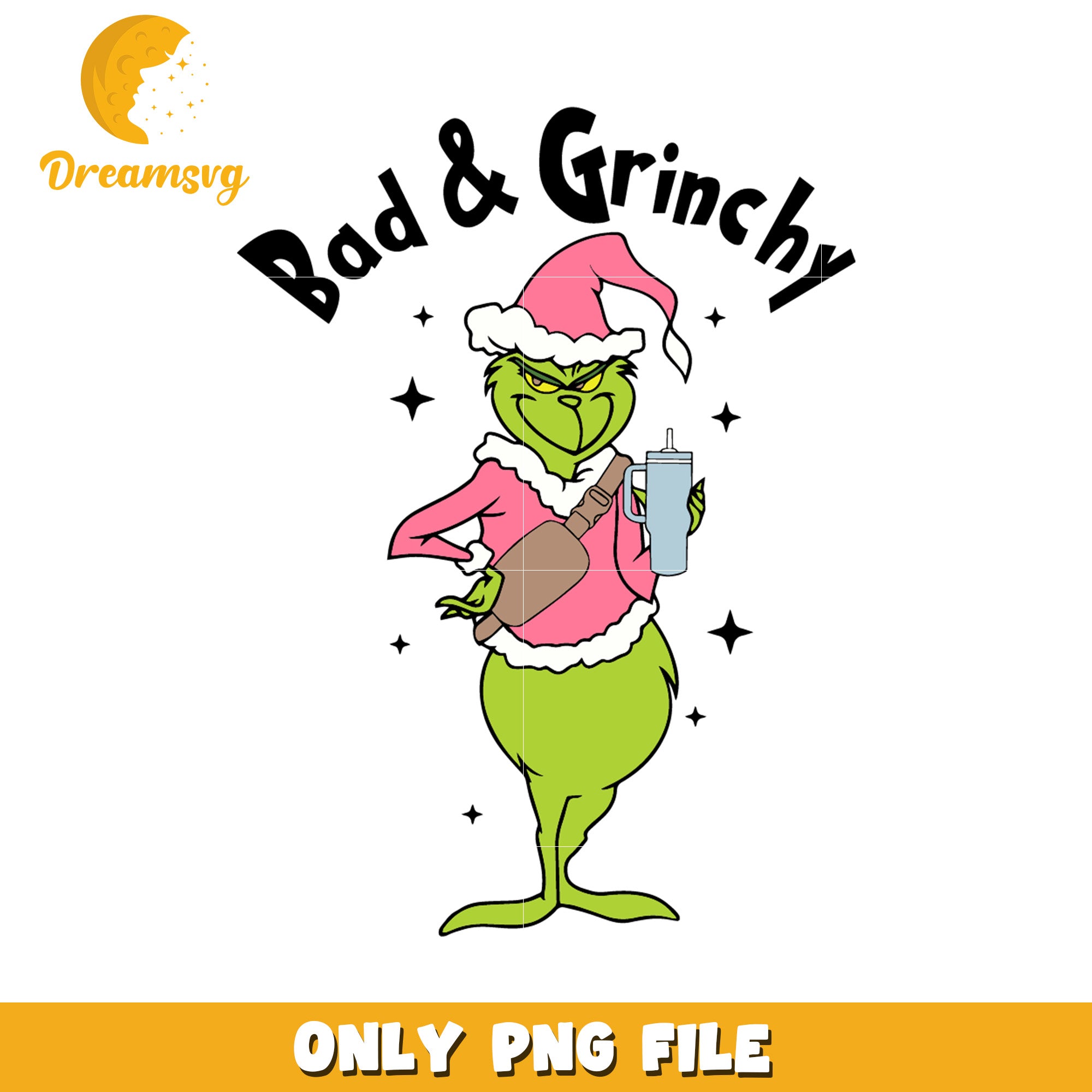 Pink bad grinchy png, christmas characters png, grinch memes png