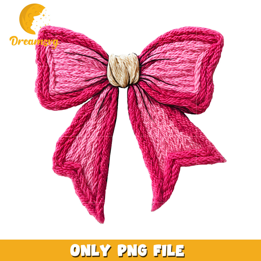 Pink bowtie png, christmas cookies​​​ png, yarn art png