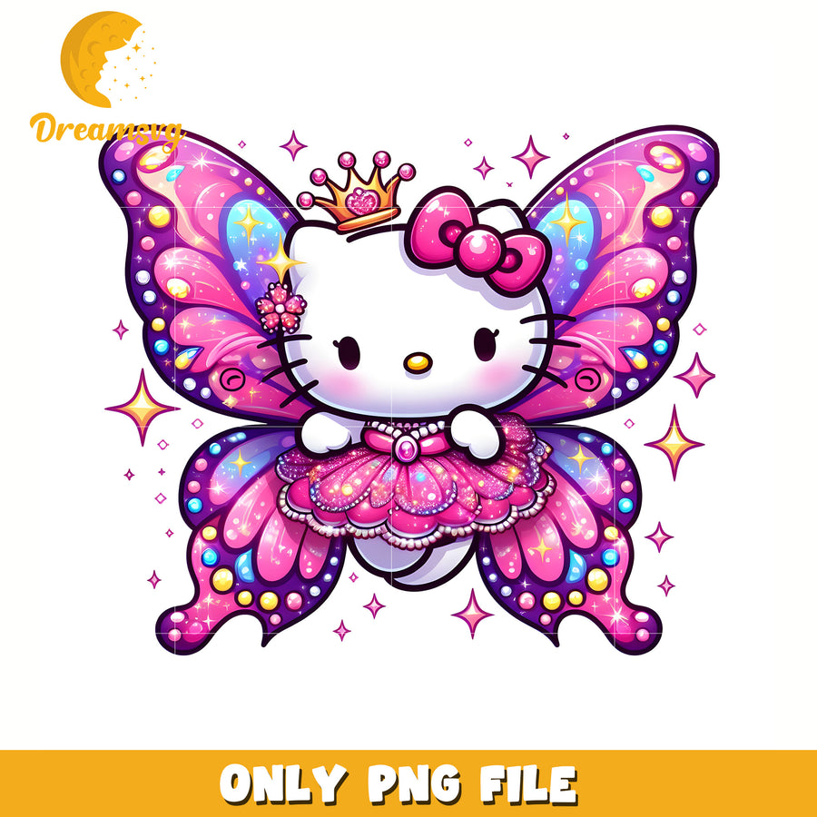 Pink butterfly dress hello kitty png, hello kitty cake png, hello kitty crocs png