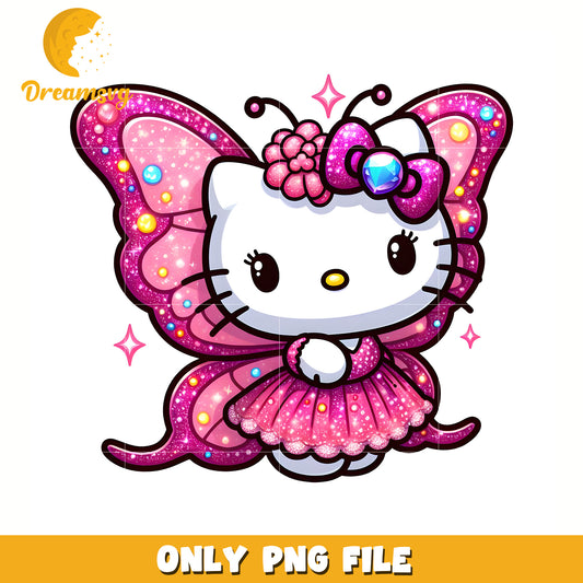 Pink butterfly hello kitty png, hello kitty cake png, hello kitty crocs png